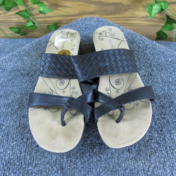 Baretraps Women's Jessie Flip Flop Black Synthetic Sz 8 Medium Gently Used 2025 - Picture 2 of 6